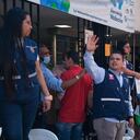 Personal de la Secretaría de Salud de Cali hizo presencia en el lugar para atender la situación.