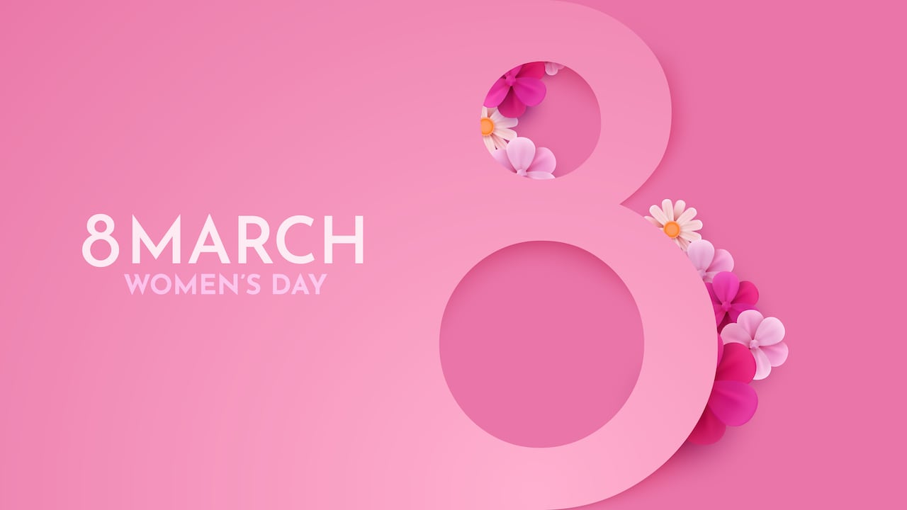 El día de la mujer se celebra el 8 de marzo.