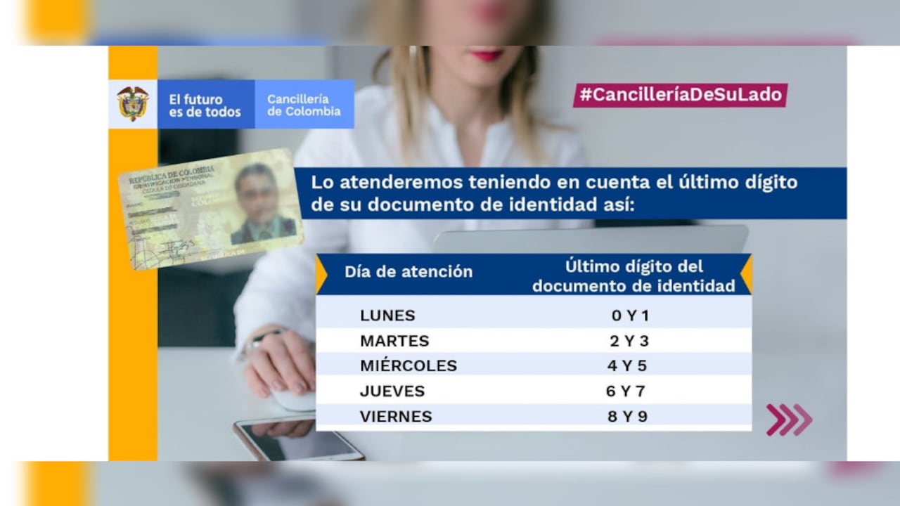 Solicitud de pasaporte con pico y cédula