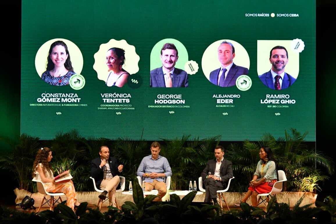 Alejandro Eder, alcalde de Cali, durante la COP16.