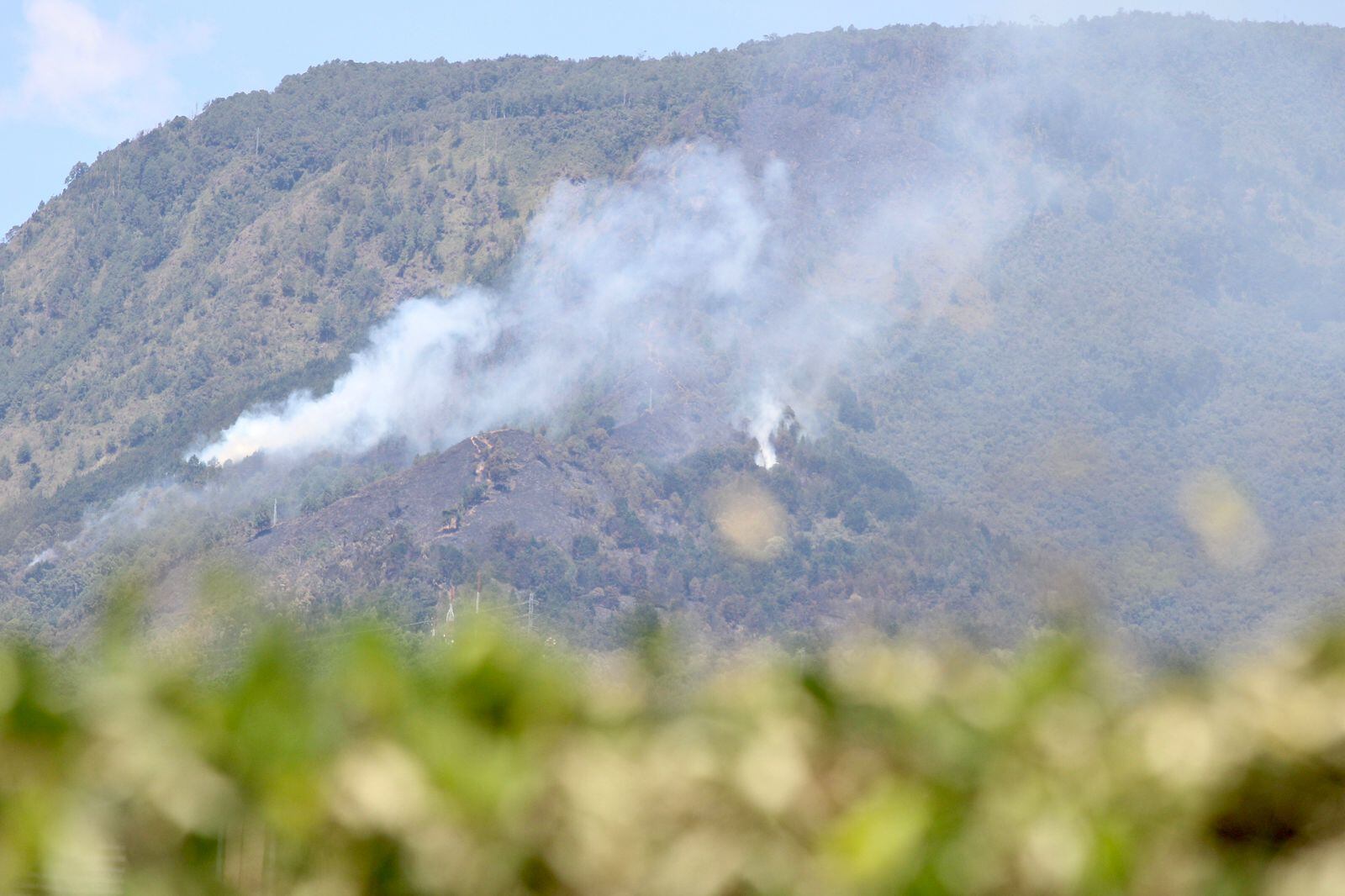 incendios en Medellín. Alerta máxima.