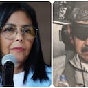 Delcy Rodríguez y Nicolás Maduro