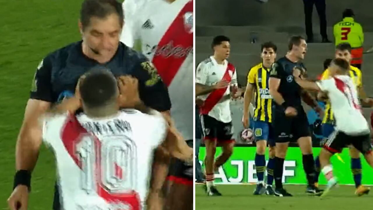 Quintero salió expulsado y su condenable acto le puede acarrear una fuerte sanción.