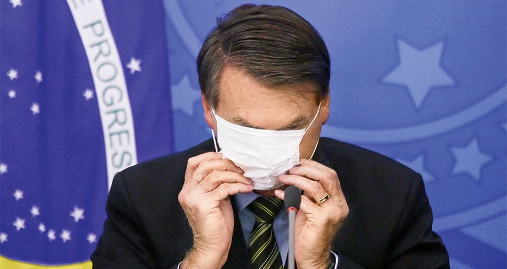 El presidente de Brasil, Jair Bolsonaro fracasó al intentar regular la eliminación de contenidos de las redes sociales. Foto: Getty Images