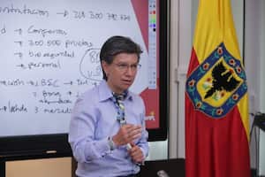 La alcaldesa de Bogotá, Claudia López.