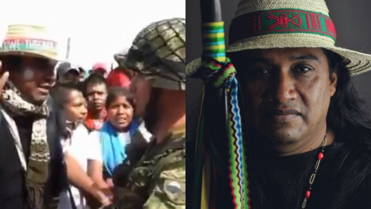 Imagen del momento en el que ocurrió la agresión y foto del nuevo ministro de la Igualdad.