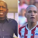 Tino Asprilla reta Jermein Peña.
