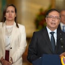 Presidente Gustavo Petro en alocución presidencial desde la Casa de Nariño.