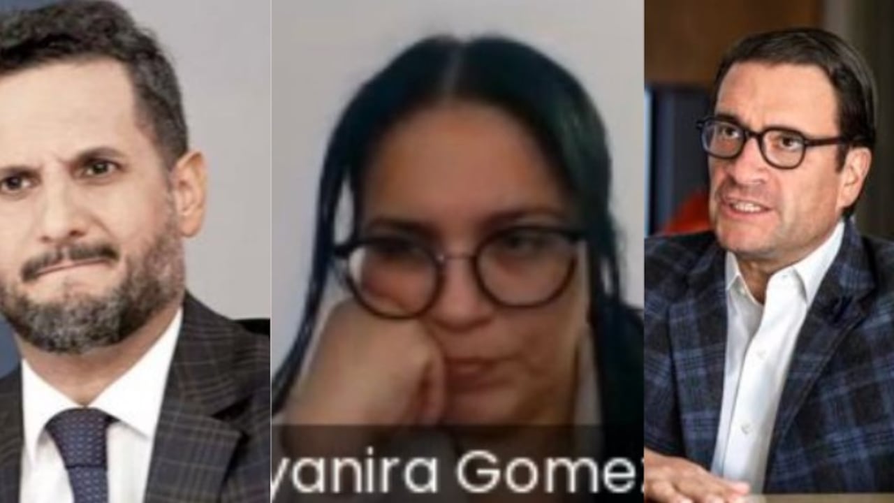 Los abogados Iván Cancino y Miguel Ángel del Río terminaron en una discusión por la declaración de Deyanira Gómez