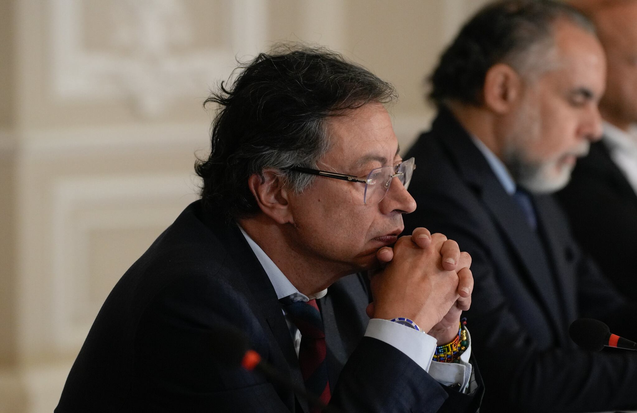 El presidente, Gustavo Petro, el 12 de agosto de 2025, en Bogotá