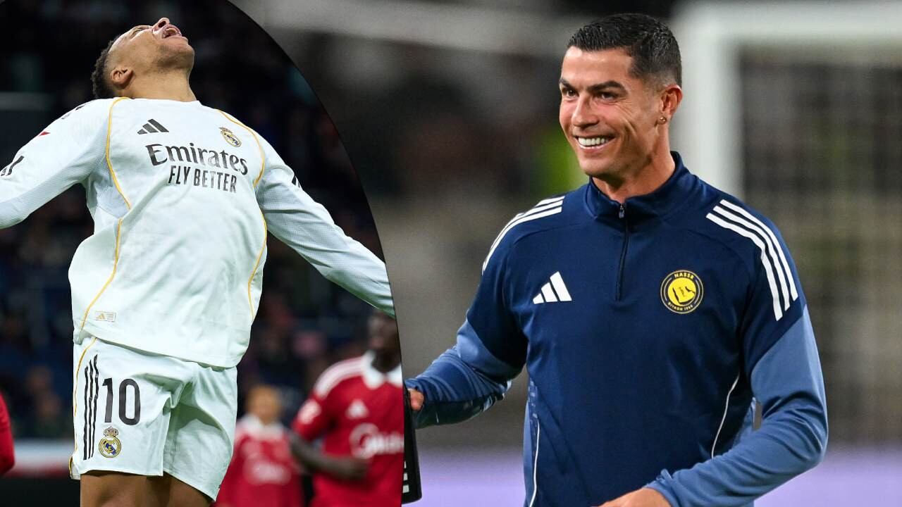 Kylian Mbappé y Cristiano Ronaldo.