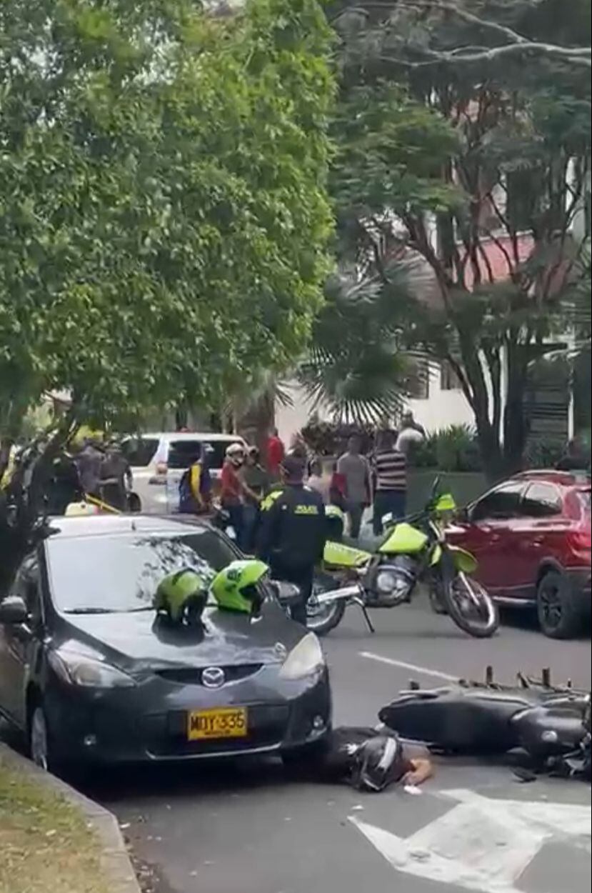 El caso se registró a las afueras de la vivienda de Restrepo, en el occidente de Medellín