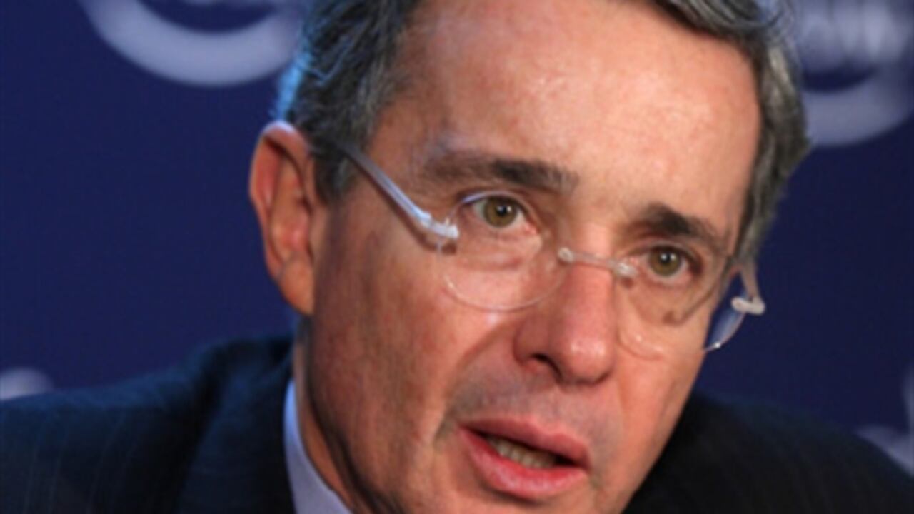 Álvaro Uribe, ex presidente de Colombia.
