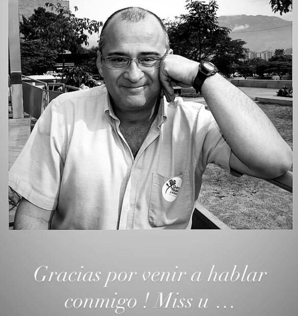 Laura Acuña publicó mensaje en el que aseguró que había hablado con Jota Mario Valencia