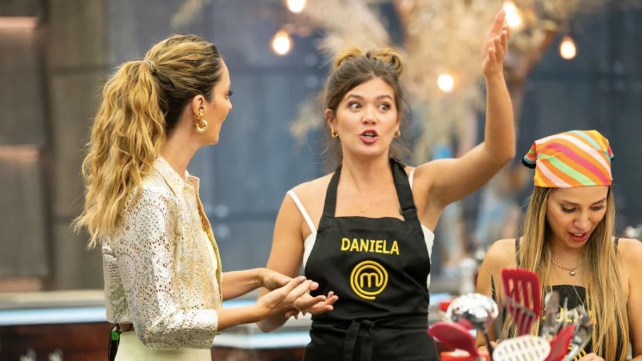 Claudia Bahamón, Zulma Rey y Daniela Tapia en 'MasterChef Celebrity'.