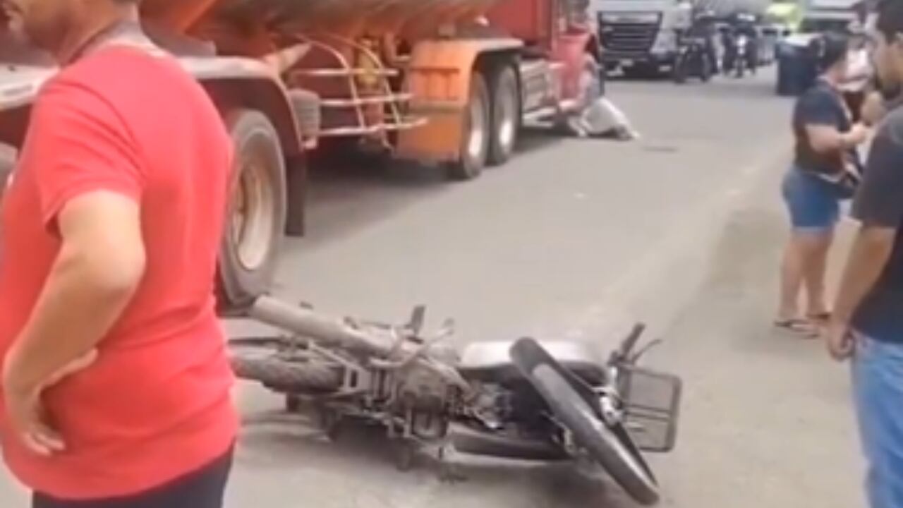 Esta fue la escena que quedó después del terrible accidente.