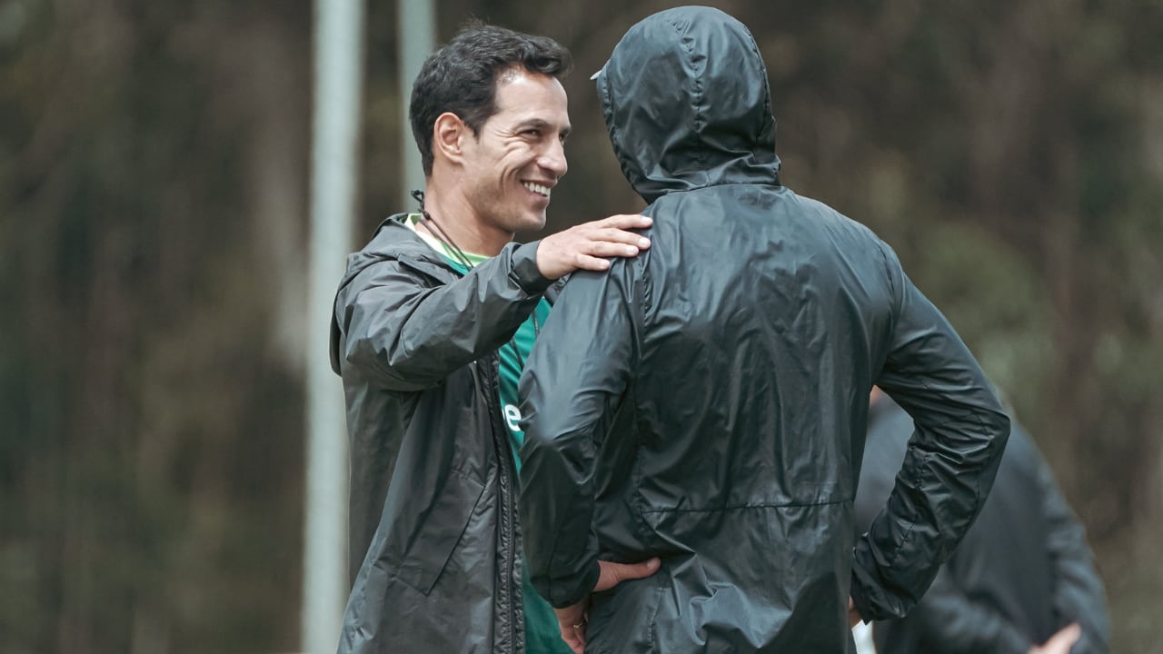 Diego Arias, entrenador encargado de Atlético Nacional.