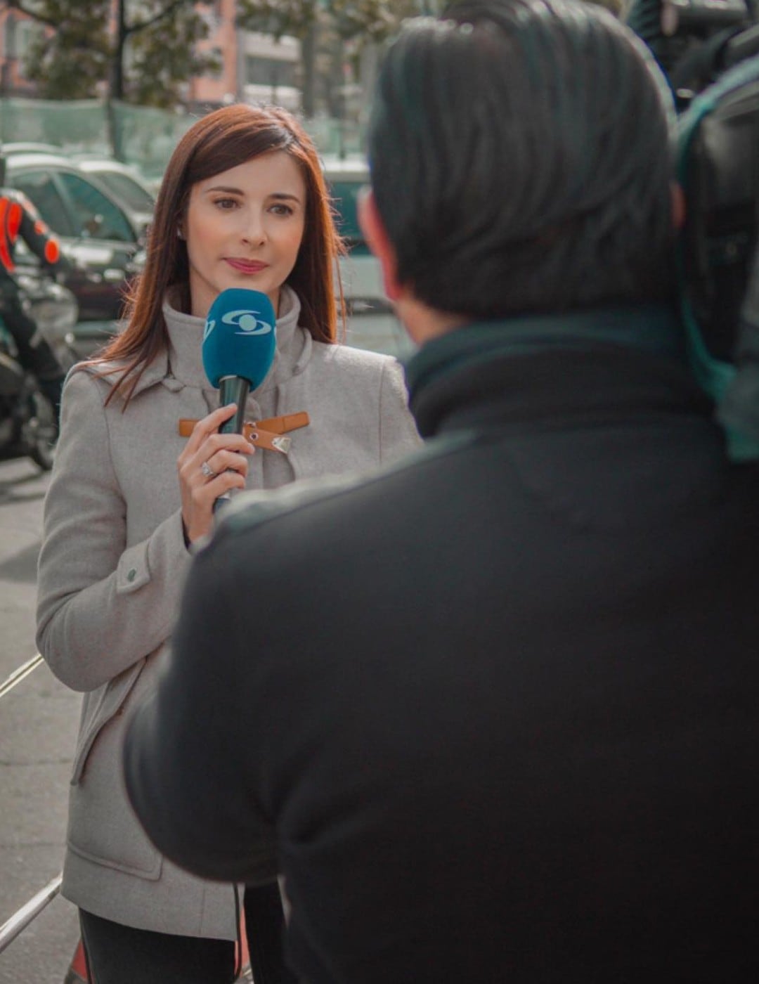 Alejandra Giraldo en Noticias Caracol.