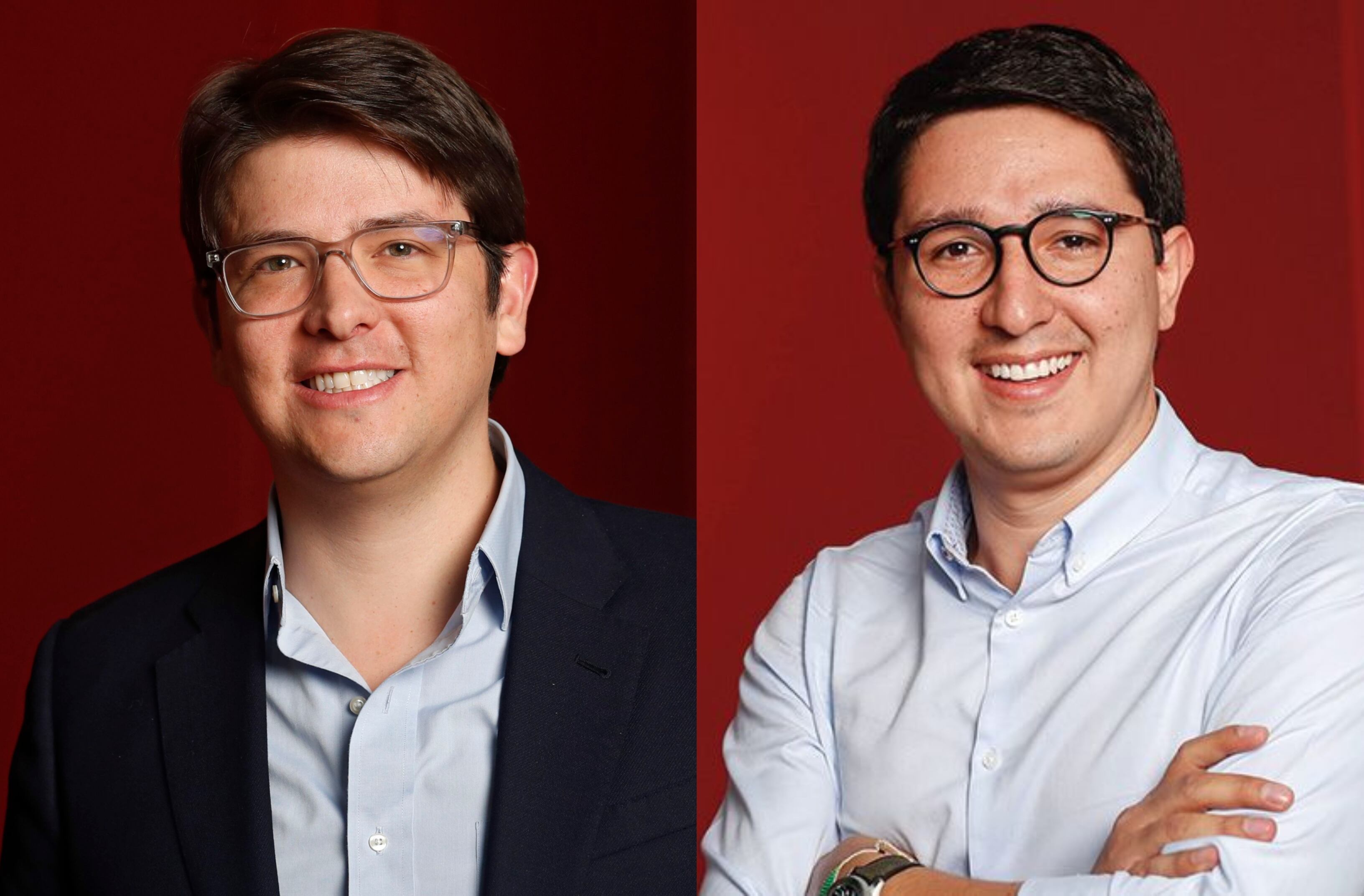 Los congresistas Miguel Uribe y Duvalier Sánchez.