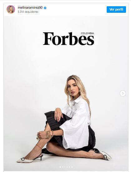 Foto: Instagram @melinaramirez90