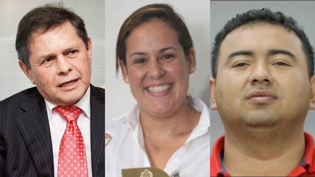 El polémico empresario Carlos Mattos, la jueza Carmen Luisa Teran y Jorge Luis Alfonso, alias El Gatico.