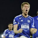 Bogotá. Junio 17 de 2023. Millonarios enfrenta a Medellín en juego válido por los cuadrangulares Fecha 6 de la Liga colombiana en el estadio Nemesio Camacho el Campin. (Colprensa - Camila Diaz)