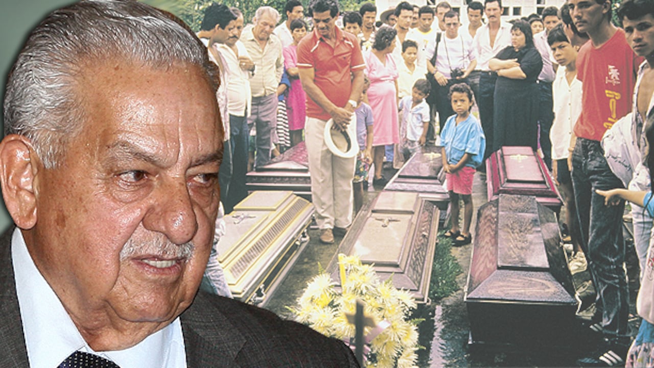 El político fue el autor intelectual de la masacre de Segovia (Antioquia) el 11 de noviembre de 1988 donde murieron 43 personas.