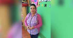 María Isabel Monroy asegura que cuidó a Nairo Quintana en un hogar comunitario hasta los 5 años.