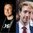 Jeff Bezos, Elon Musk y Mark Zuckerberg.