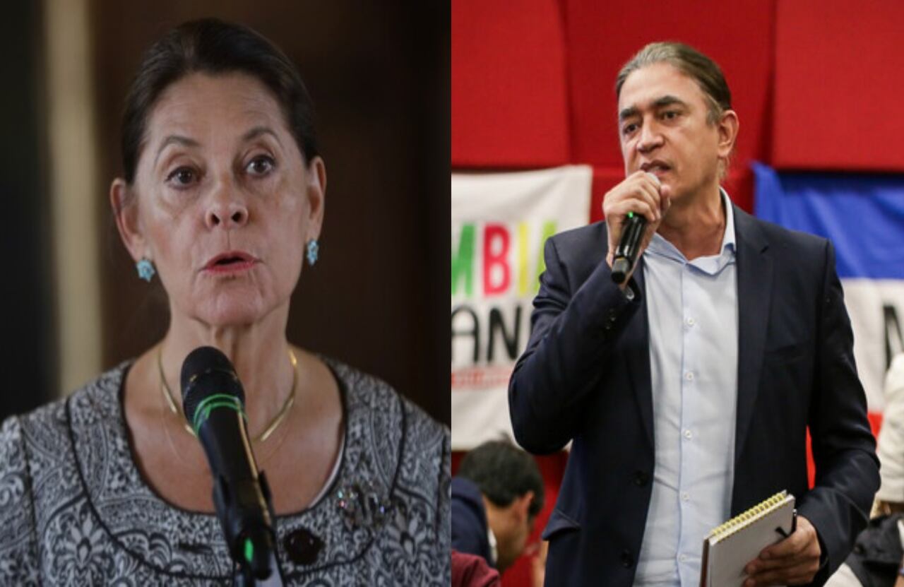 Marta Lucía Ramírez y Gustavo Bolívar.