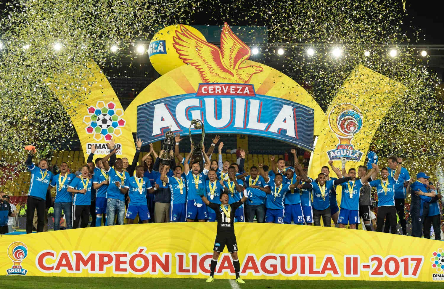 Millonarios logró su estrella 15 en El Campín.  Foto: Esteban Vega / SEMANA