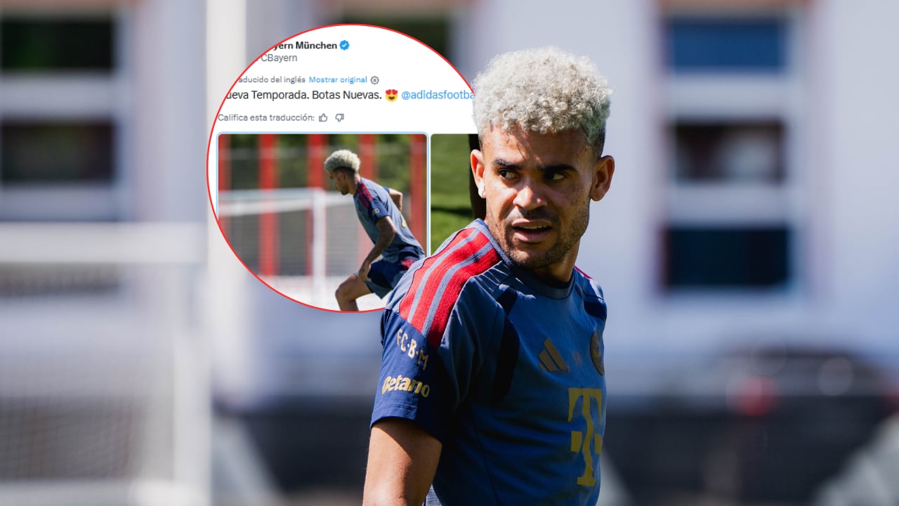 Luis Díaz estrenará guayos para la nueva temporada con Bayern Múnich