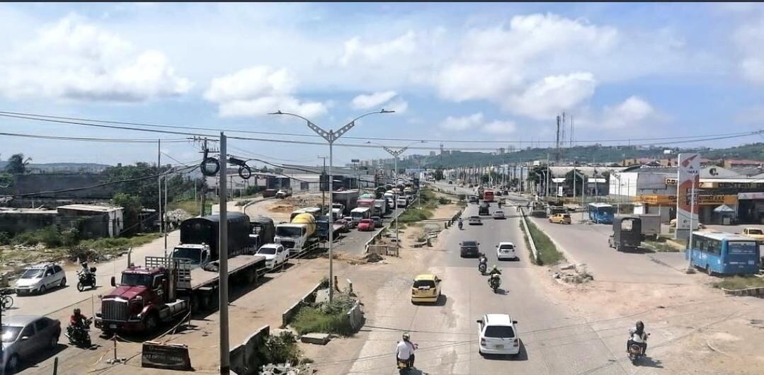 Hoy fue habilitado el tramo para que el paso de vehículos consolidara el asfalto