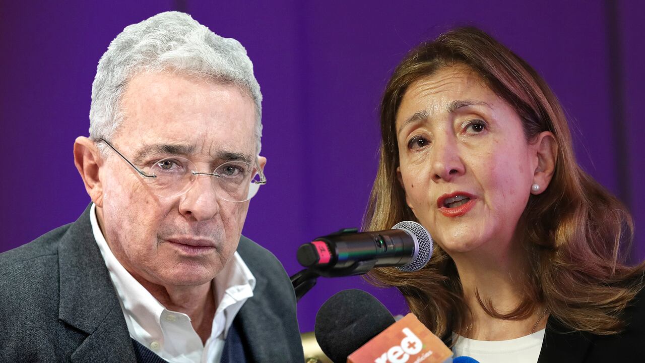 Álvaro Uribe e Ingrid Betancourt.