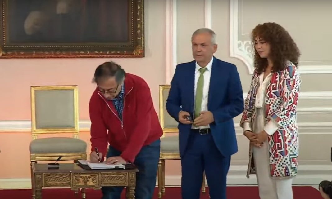 El presidente de la República, Gustavo Petro, posesionó a sus nuevos ministros