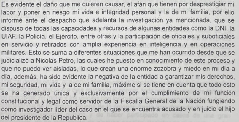 Con claridad, Víctor Forero, explicó cómo venía siendo seguido por las diferentes agencias de inteligencia del Estado: