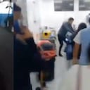 Este fue el momento en el que la intentaron reanimar.