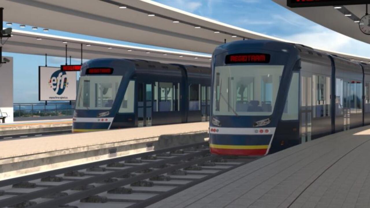 El tren de cercanías conectará a la capital con los principales municipios de la sábana de Bogotá. Foto: MinTransporte.