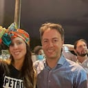 Daniel Quintero y Diana Osorio en Medellín.