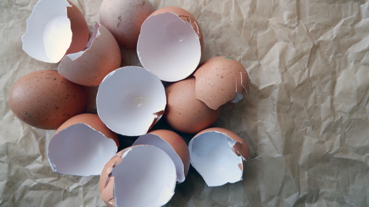 La cáscara del huevo funciona como un exfoliante suave, que retira las impurezas y las células muertas,