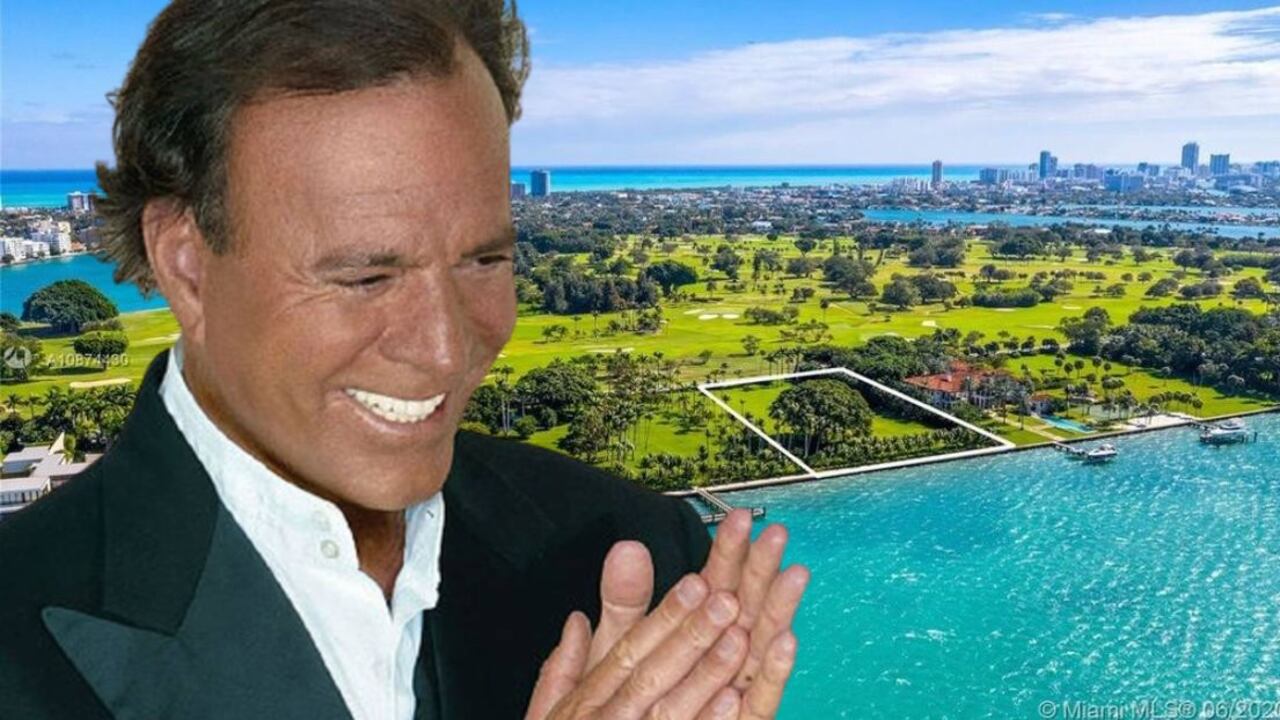 Julio Iglesias vende mansión en Miami