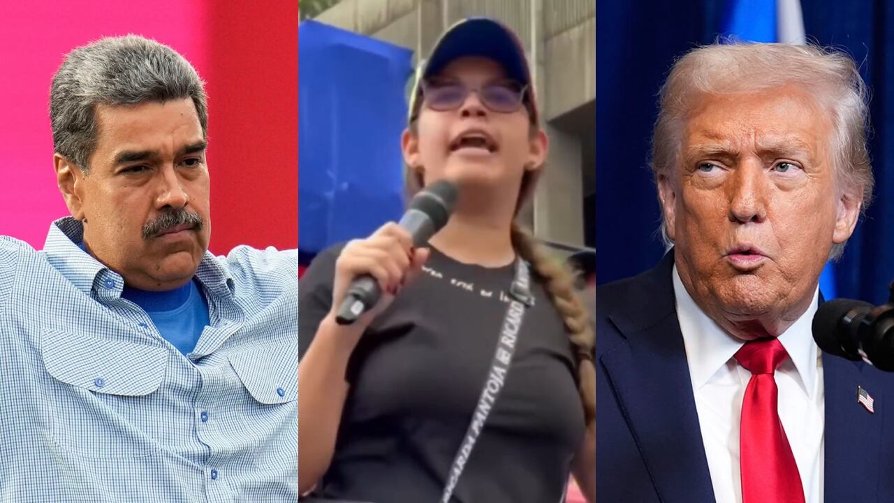 Nicolás Maduro, hija de Hugo Chávez y Donald Trump.