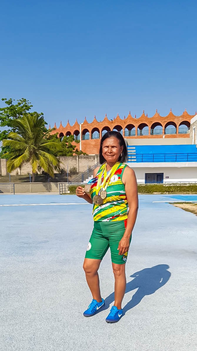 Nidia Cera en el complejo deportivo de Cartagena