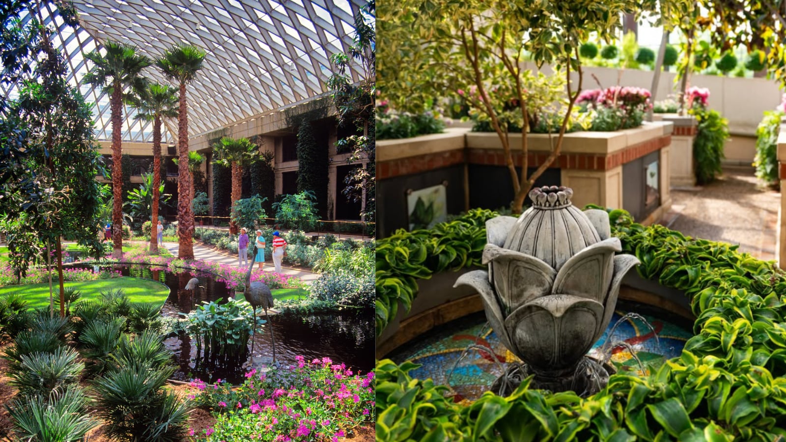 Longwood Gardens en Pensilvania no es un jardín cualquiera: es un espectáculo de naturaleza, arte y arquitectura que acaba de ser nombrado el más bello del mundo.