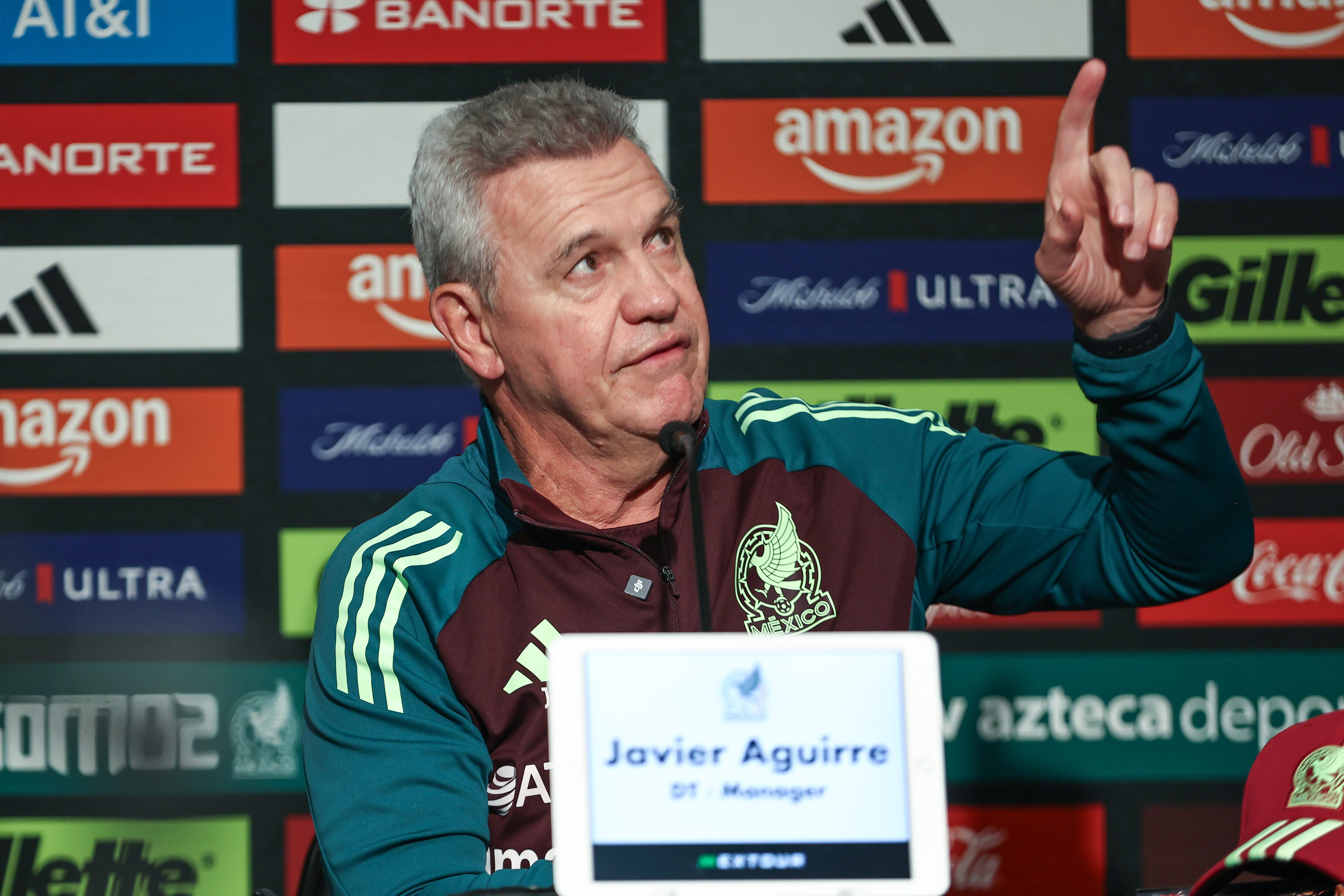 Javier Aguirre, entrenador de la Selección de México.