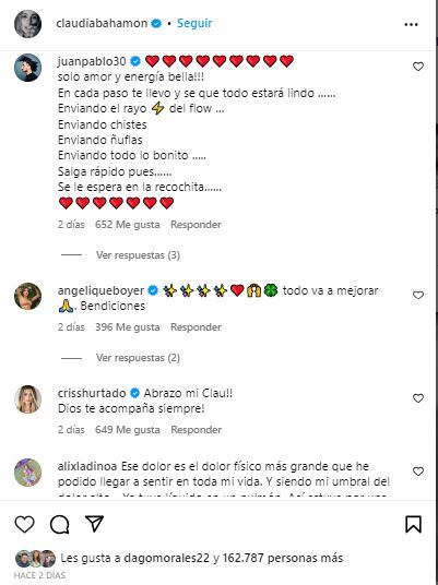 La huilense recibió muchos mensajes de apoyo