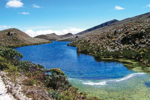 Aunque Colombia no tiene un índice de estrés hídrico muy alto, fuentes de agua como el Páramo de Sumapaz están en peligro.