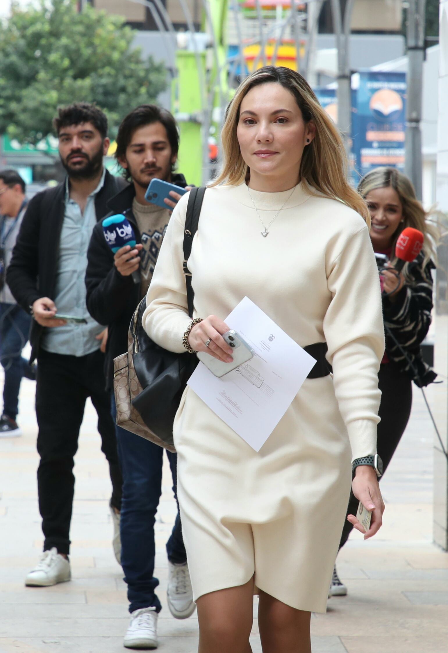 María Clara Name, concejal de Bogotá e hija del senador Iván Name ante la Sala de instrucción de la Corte Suprema de Justicia en el caso de corrupción de la UNGRD