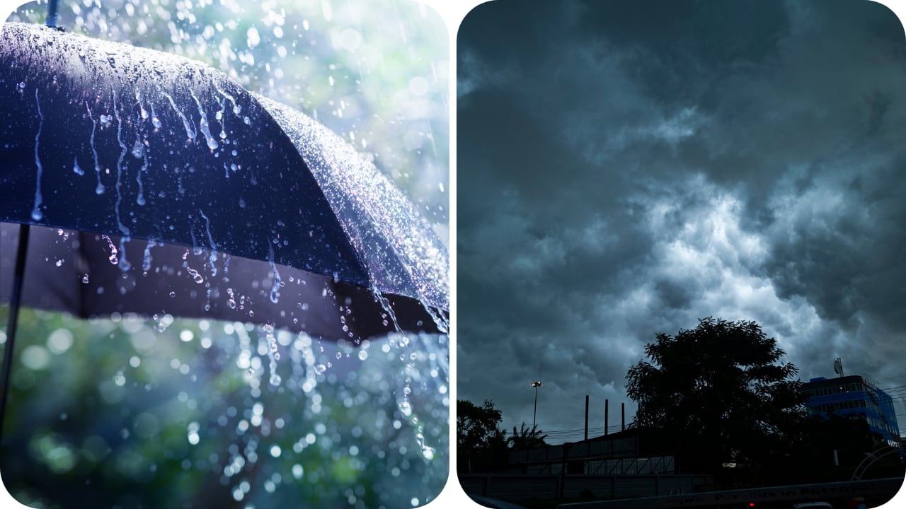 Varias zonas del país enfrentarán un fin de semana marcado por lluvias y tormentas