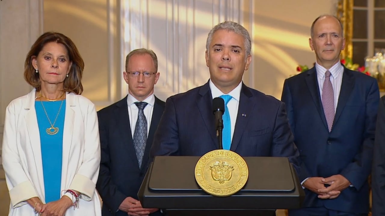 Presidente Iván Duque reunión con autoridades de Estados Unidos.